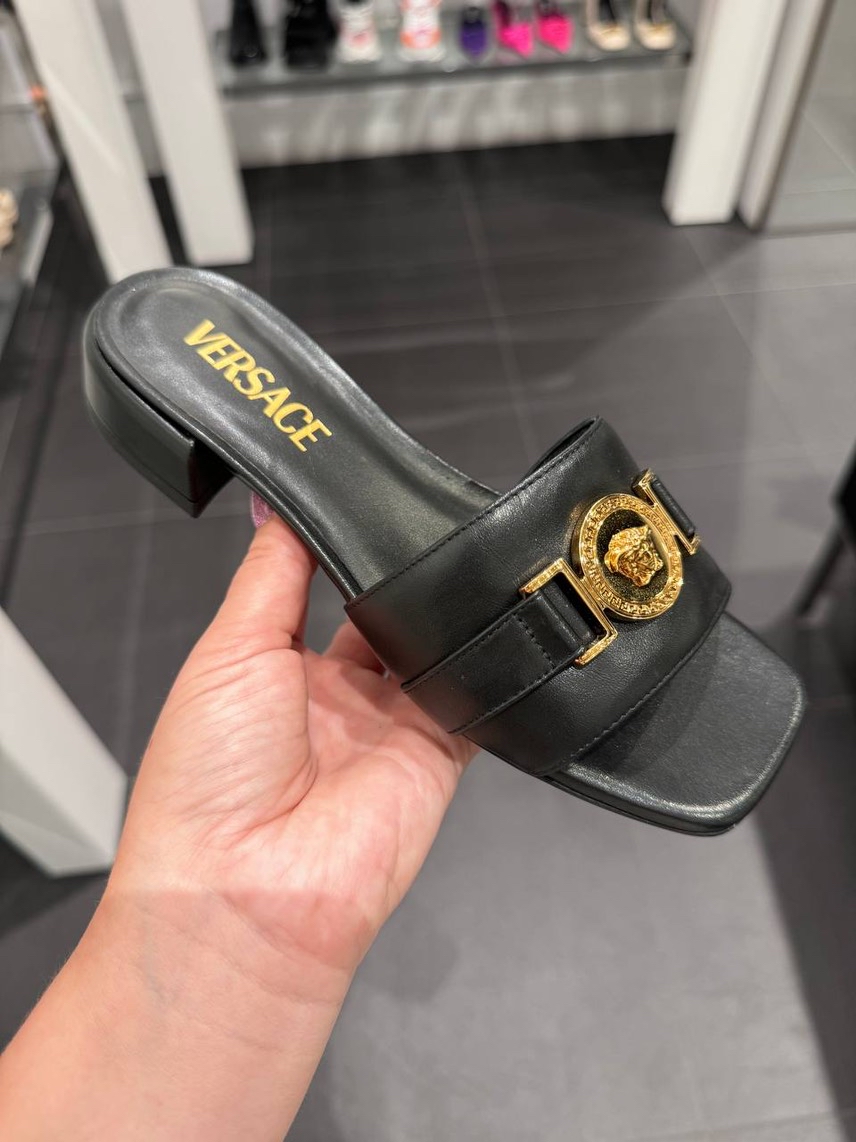 VERSACE Sandals front view - Women's luxury Shoes