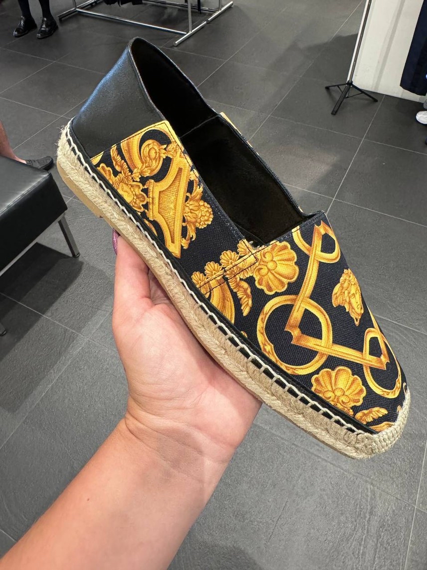 VERSACE Espadrilles front view - Men's luxury Shoes