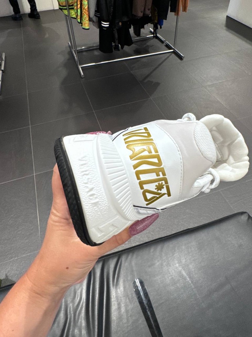 VERSACE Sneakers side view - Women's luxury Shoes