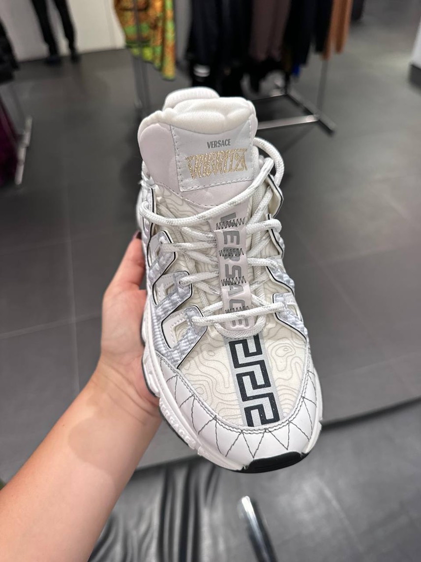 VERSACE Sneakers side view - Women's luxury Shoes