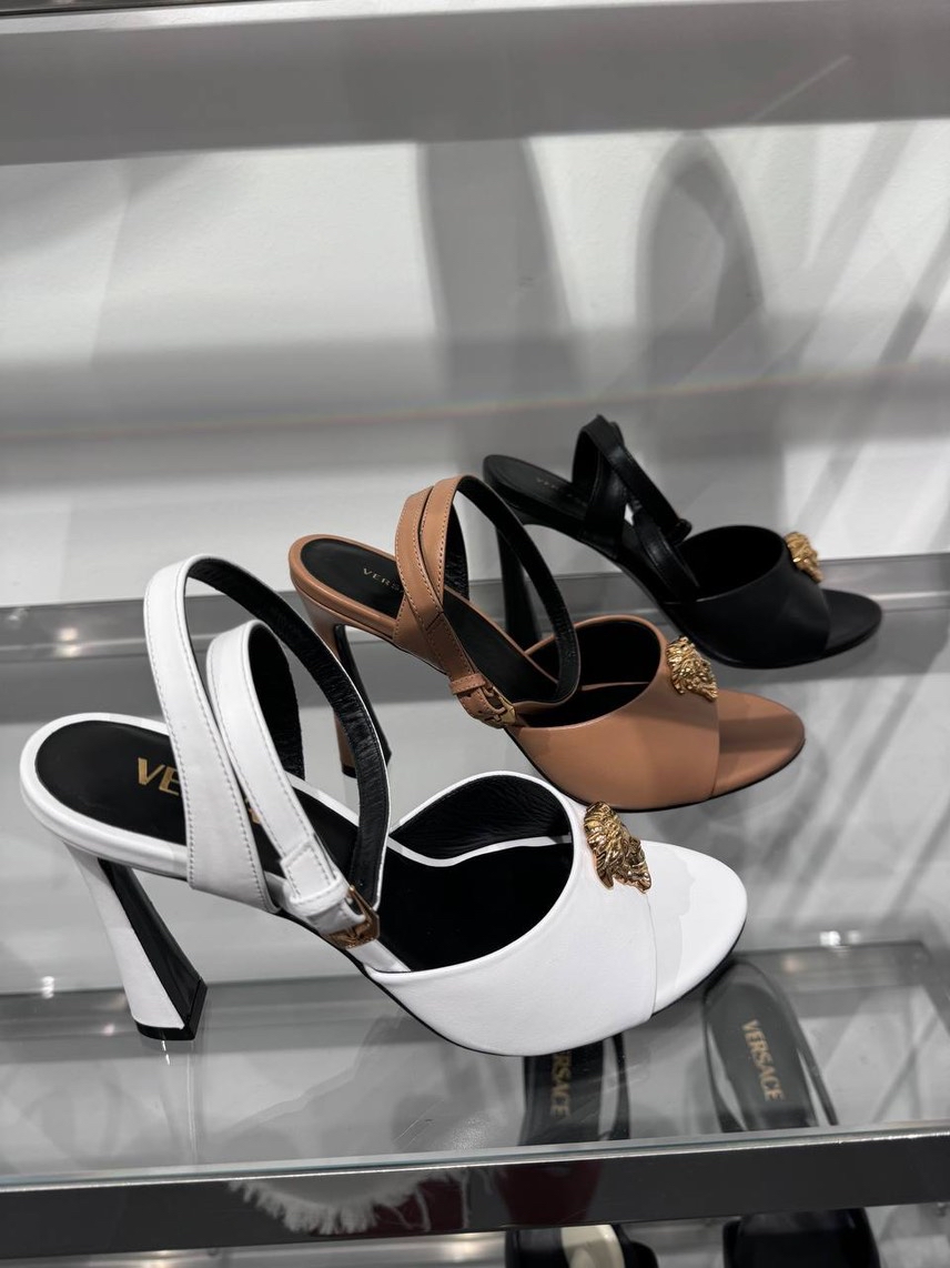 VERSACE Sandals side view - Women's luxury Shoes