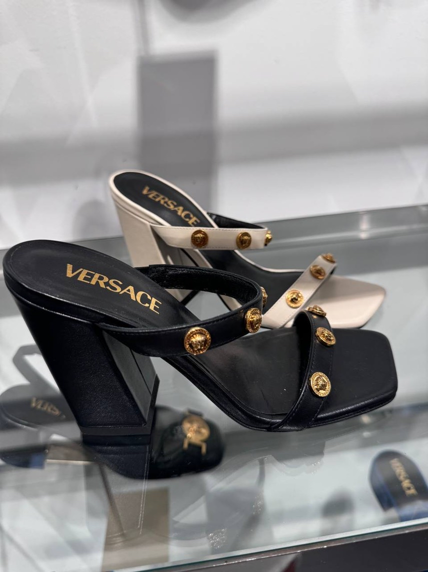 VERSACE Sandals front view - Women's luxury Shoes