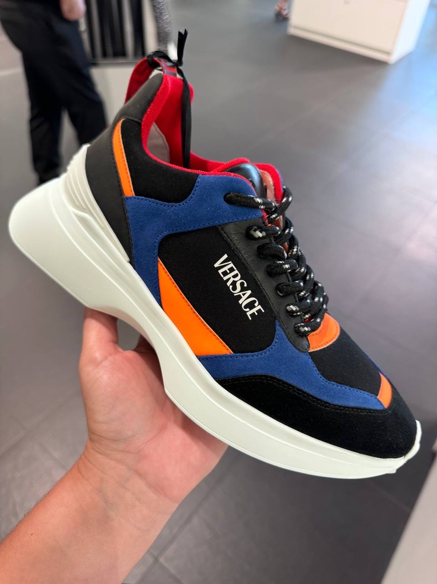VERSACE Sneakers front view - Men's luxury Shoes