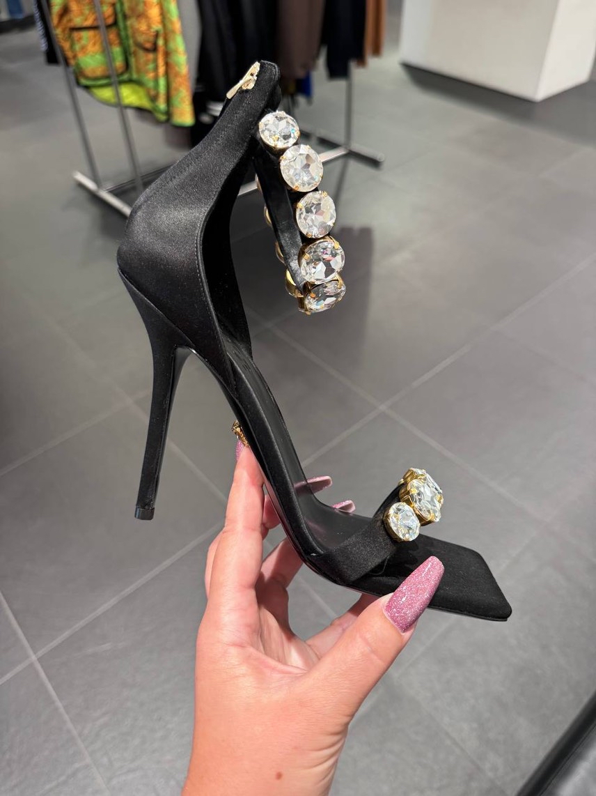 VERSACE Sandals side view - Women's luxury Shoes
