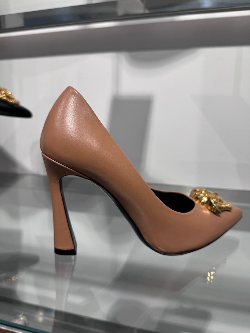 VERSACE Pumps side view - Women's luxury Shoes