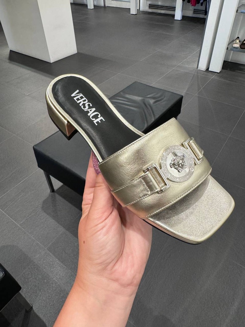 VERSACE Sandals front view - Women's luxury Shoes