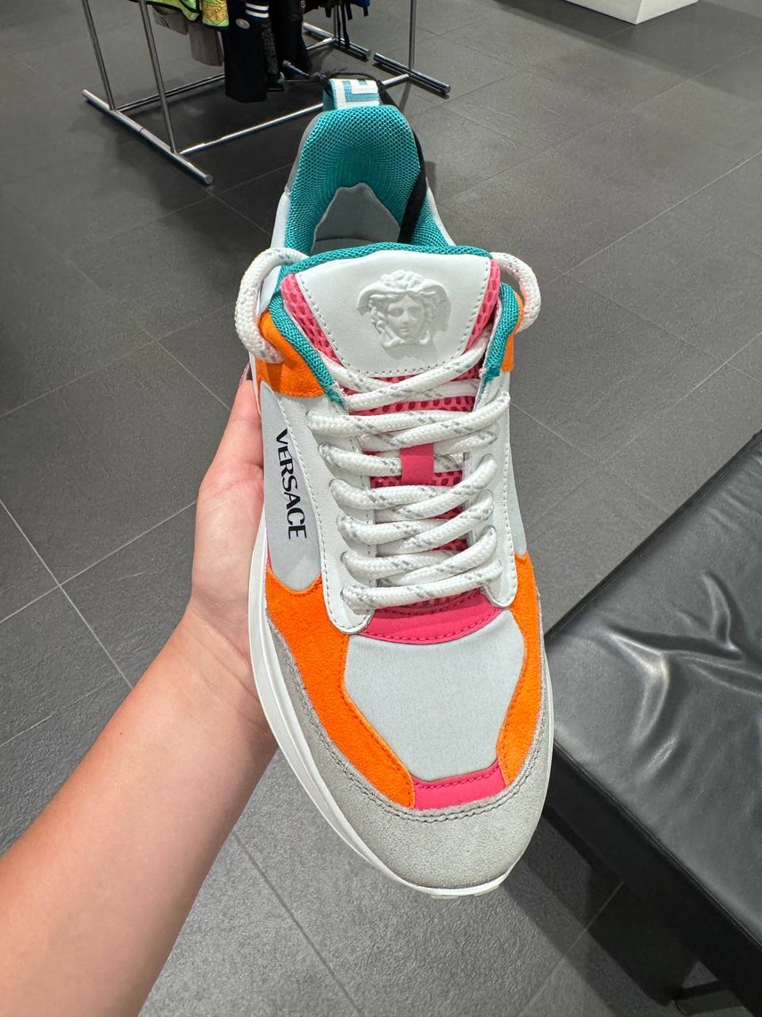 VERSACE Sneakers side view - Women's luxury Shoes