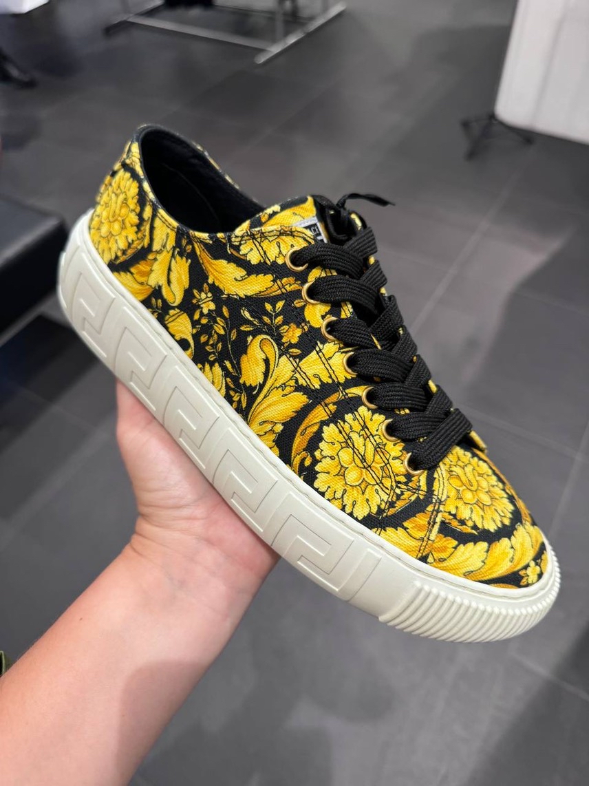 VERSACE Sneakers front view - Men's luxury Shoes