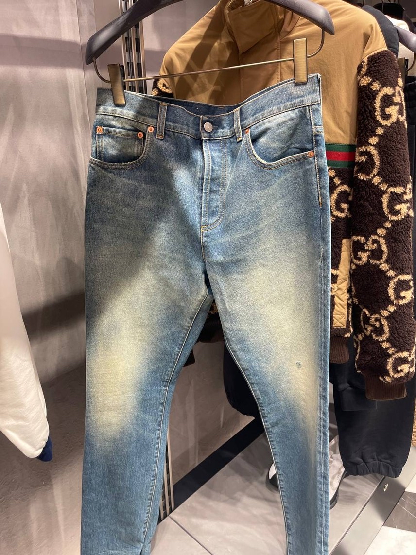 GUCCI Denim front view - Men's luxury Clothes