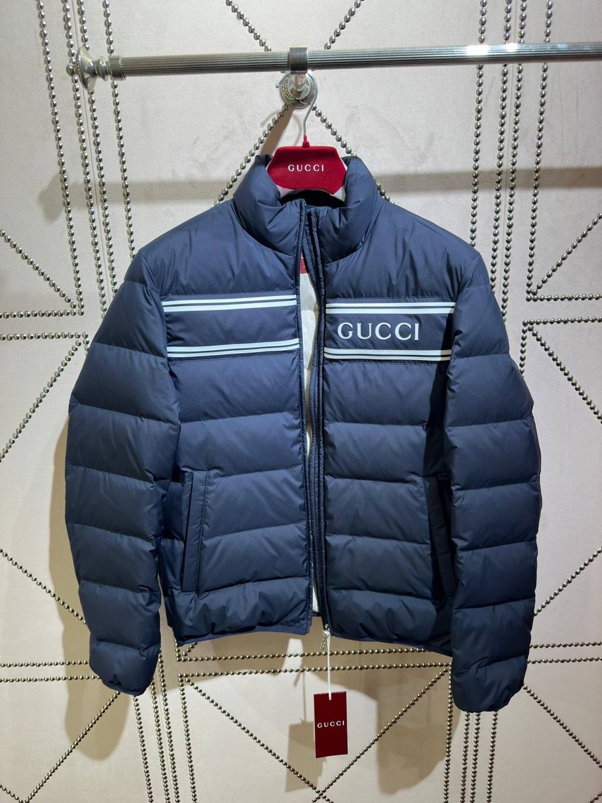 GUCCI Down jacket front view - Men's luxury Clothes