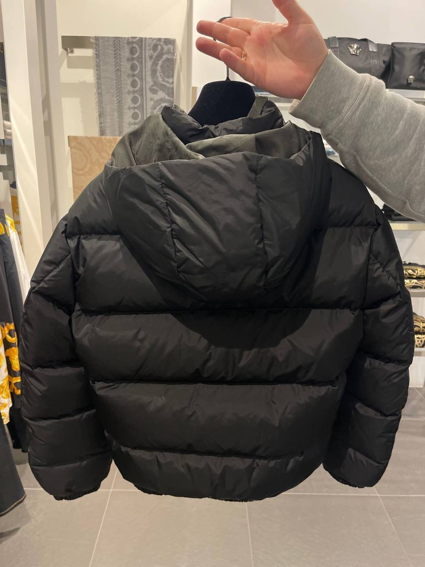 VERSACE Down jacket side view - Men's luxury Clothes