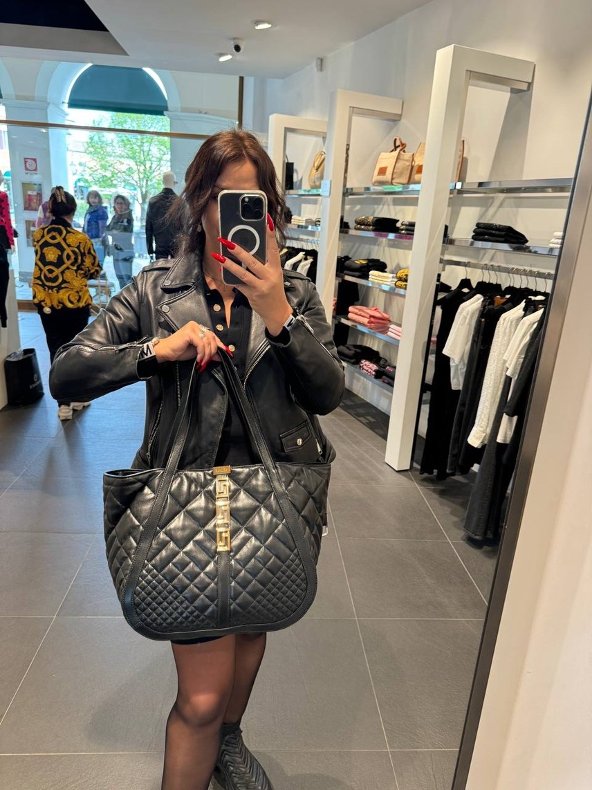VERSACE Totes side view - Women's luxury Bags