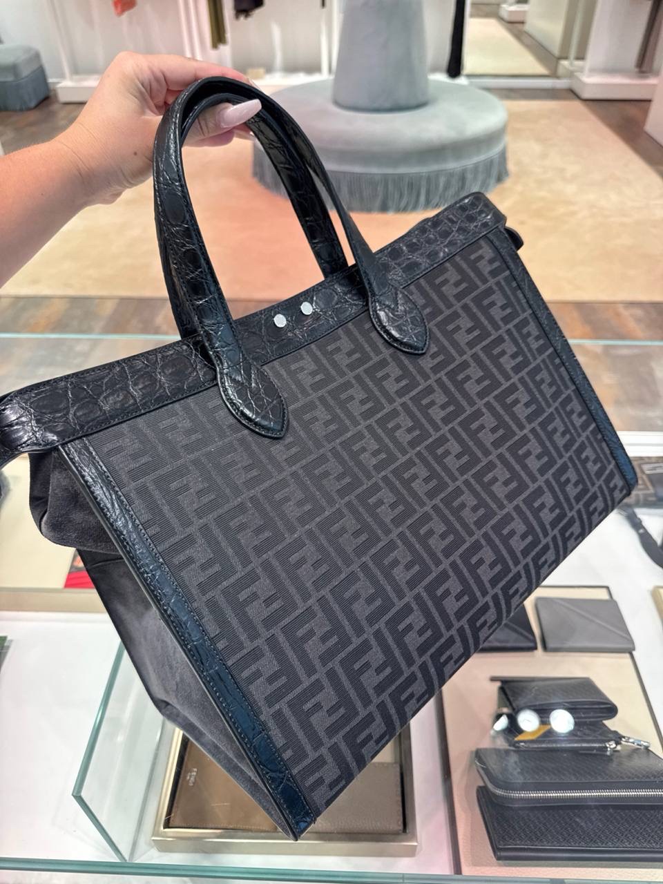 FENDI Travel bags side view - Men's luxury Bags