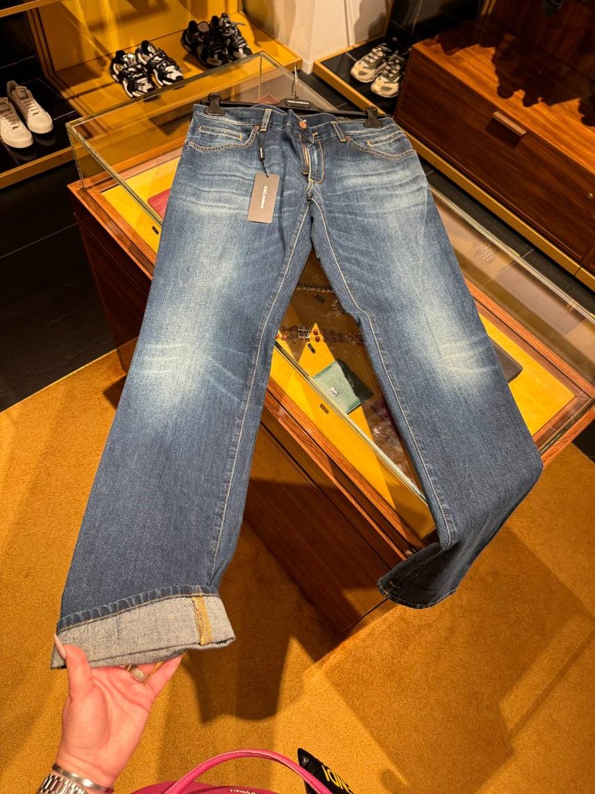 DOLCE & GABBANA Denim front view - Men's luxury Clothes
