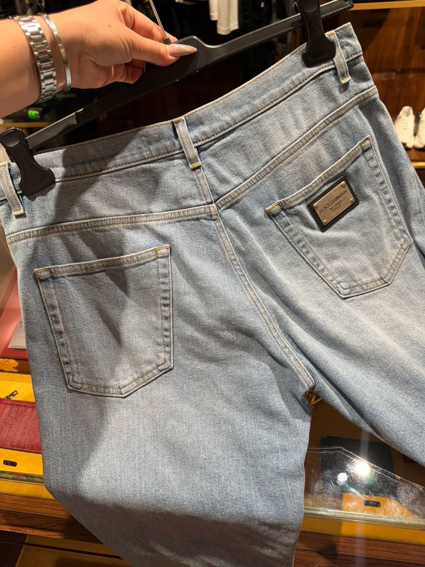 DOLCE & GABBANA Denim side view - Men's luxury Clothes