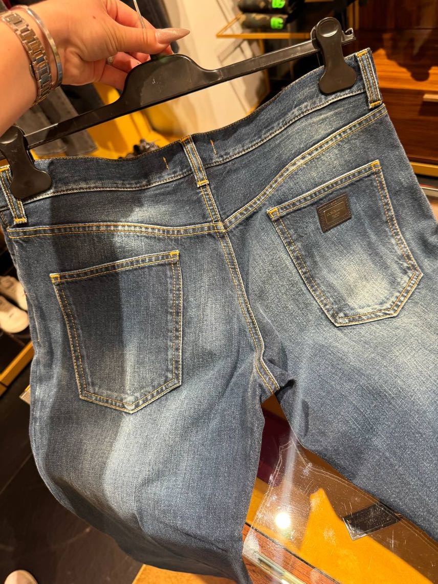 DOLCE & GABBANA Denim side view - Men's luxury Clothes