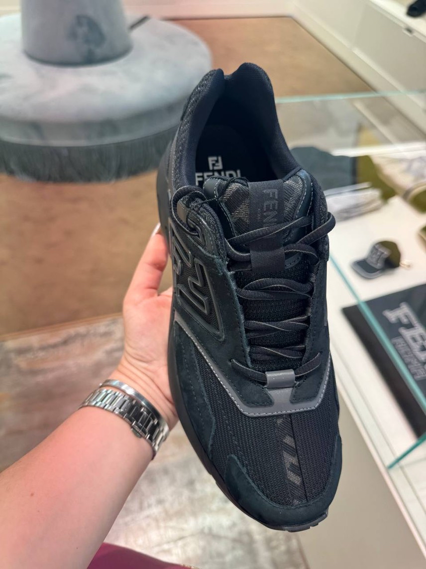 FENDI Sneakers side view - Men's luxury Shoes