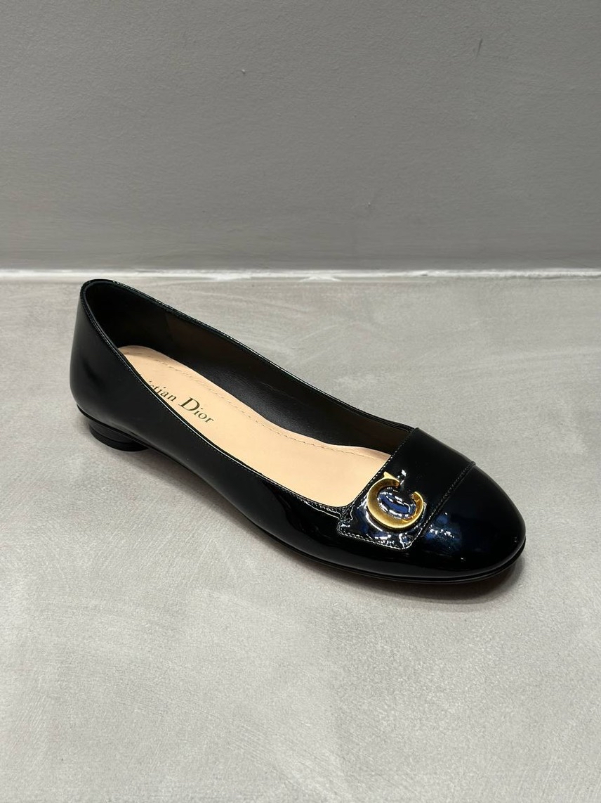 DIOR Ballerinas front view - Women's luxury Shoes
