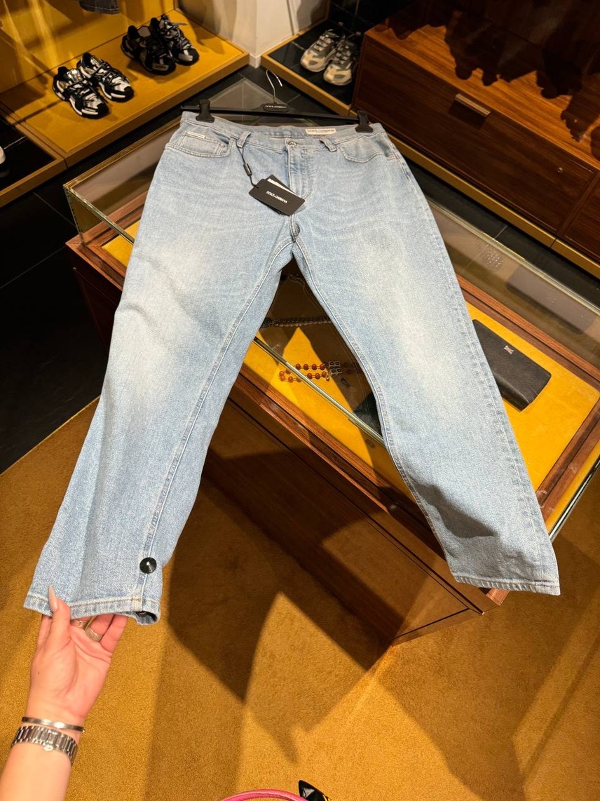 DOLCE & GABBANA Denim side view - Men's luxury Clothes