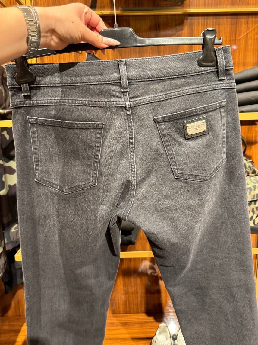 DOLCE & GABBANA Denim side view - Men's luxury Clothes