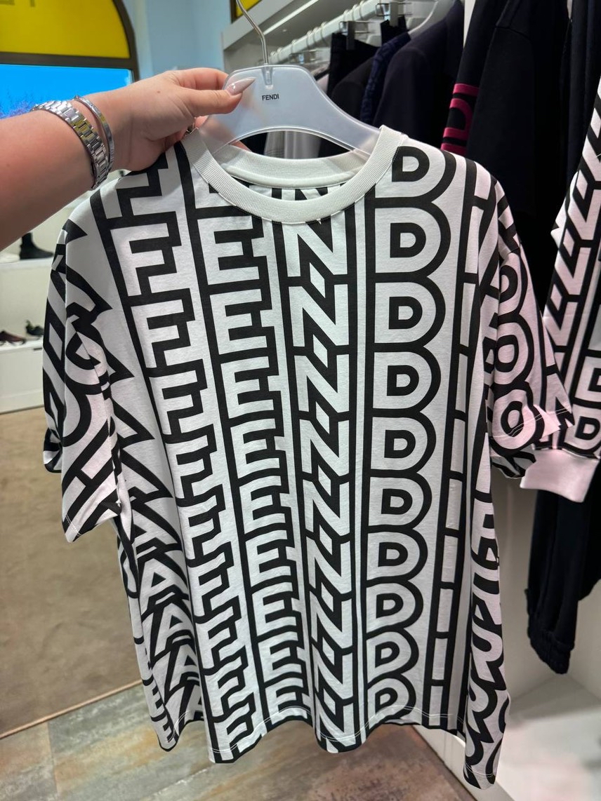 FENDI T-shirt and Polo front view - Men's luxury Clothes