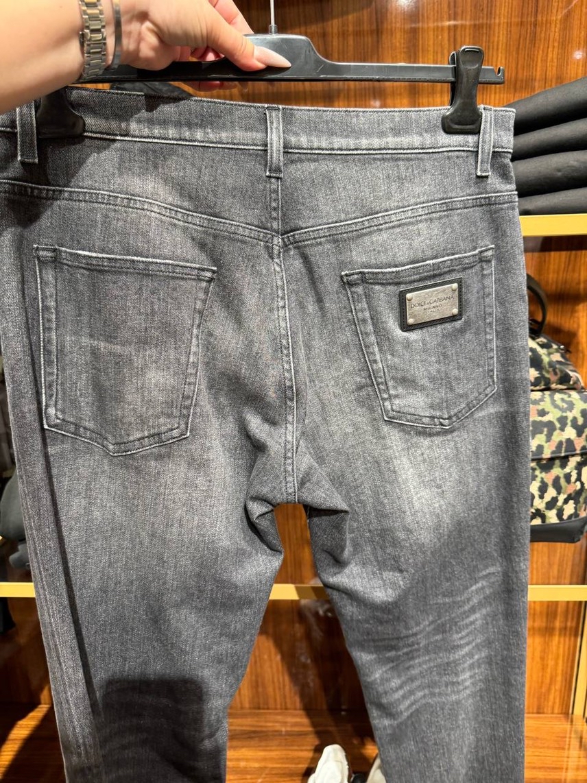 DOLCE & GABBANA Denim side view - Men's luxury Clothes