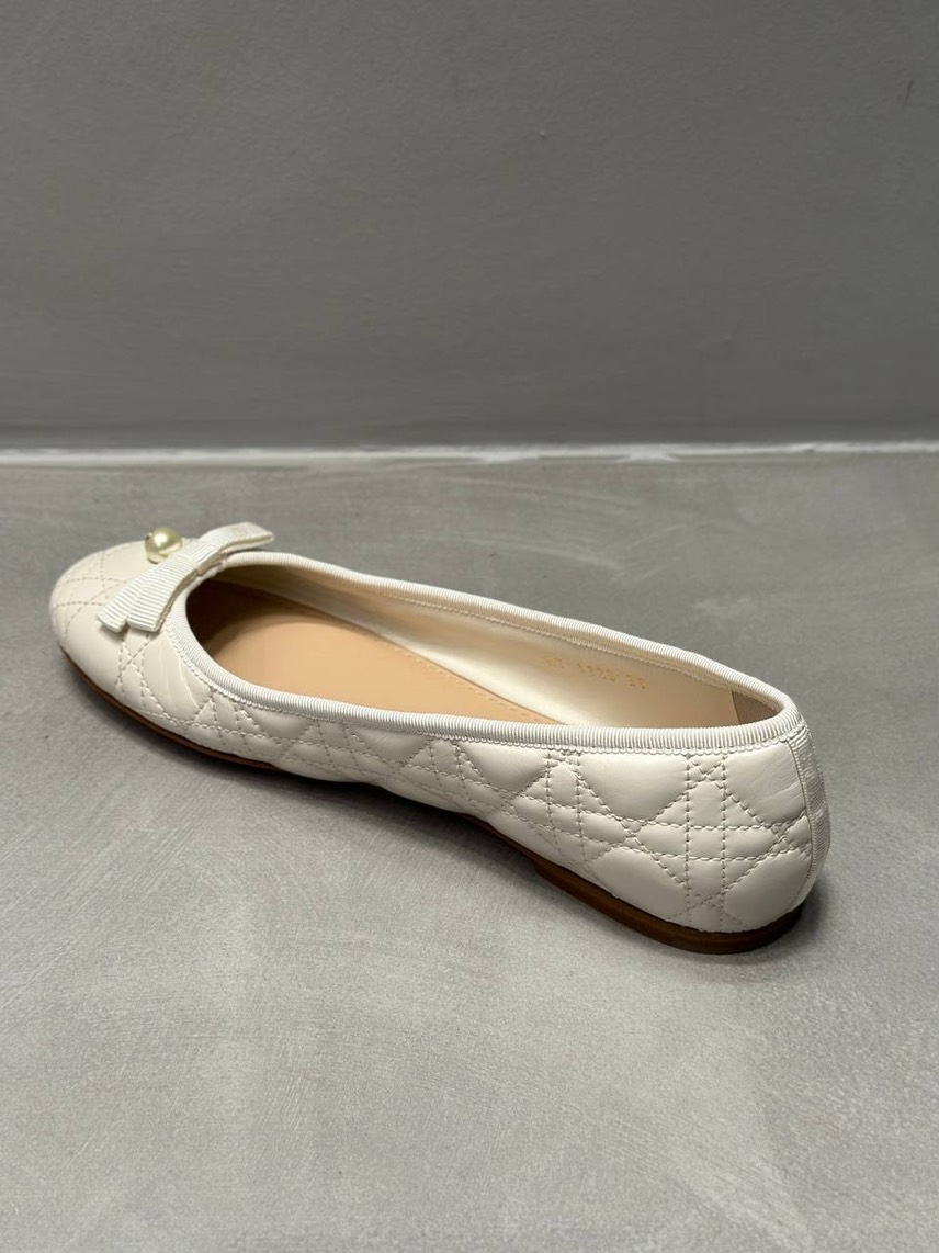 DIOR Ballerinas side view - Women's luxury Shoes