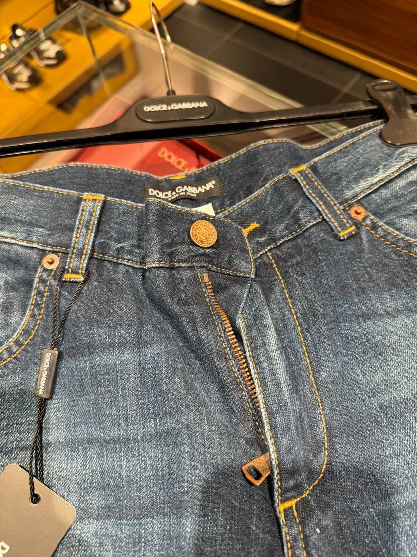 DOLCE & GABBANA Denim side view - Men's luxury Clothes