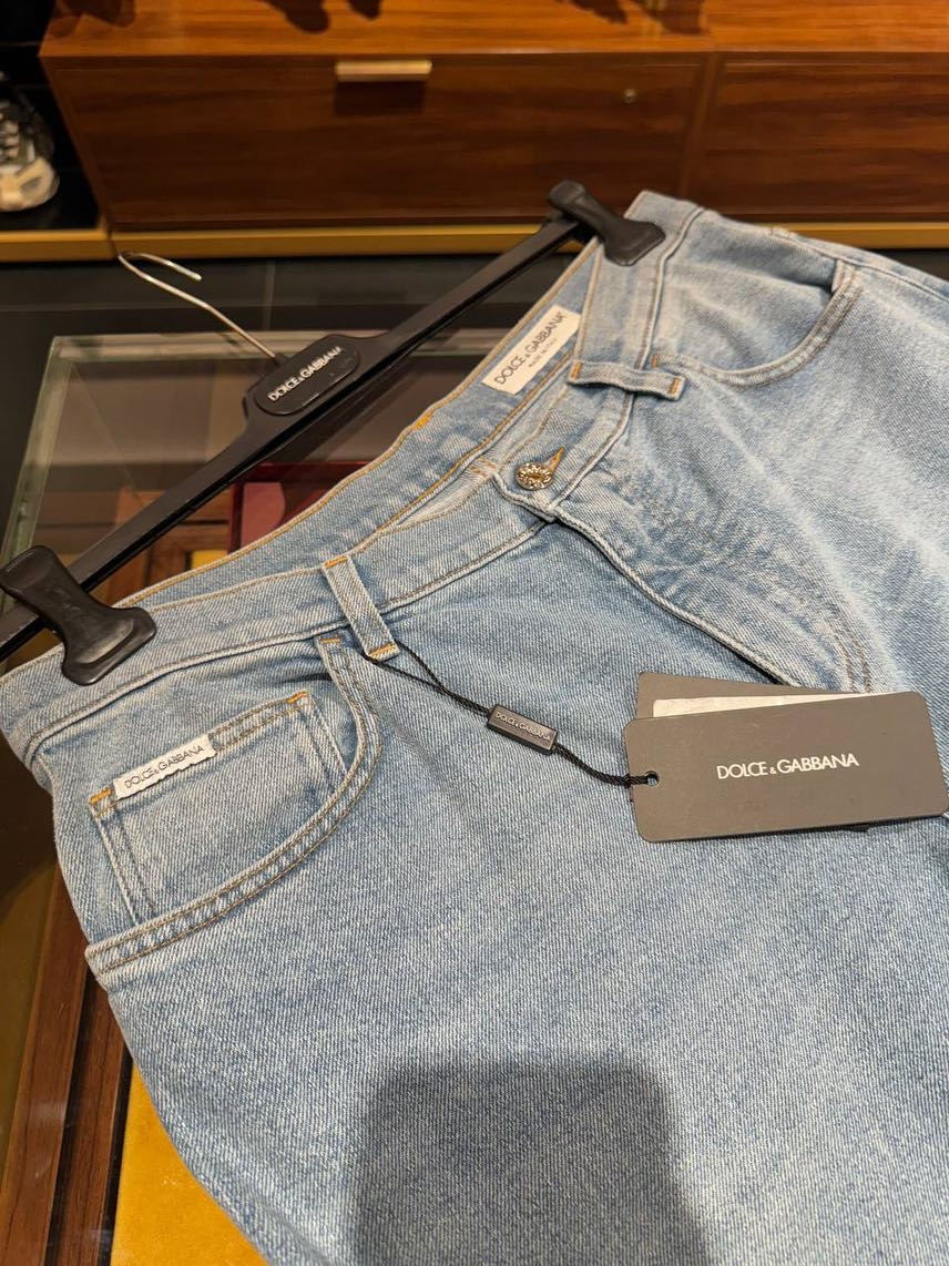 DOLCE & GABBANA Denim side view - Men's luxury Clothes