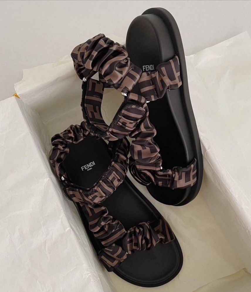 FENDI Sandals front view - Women's luxury Shoes
