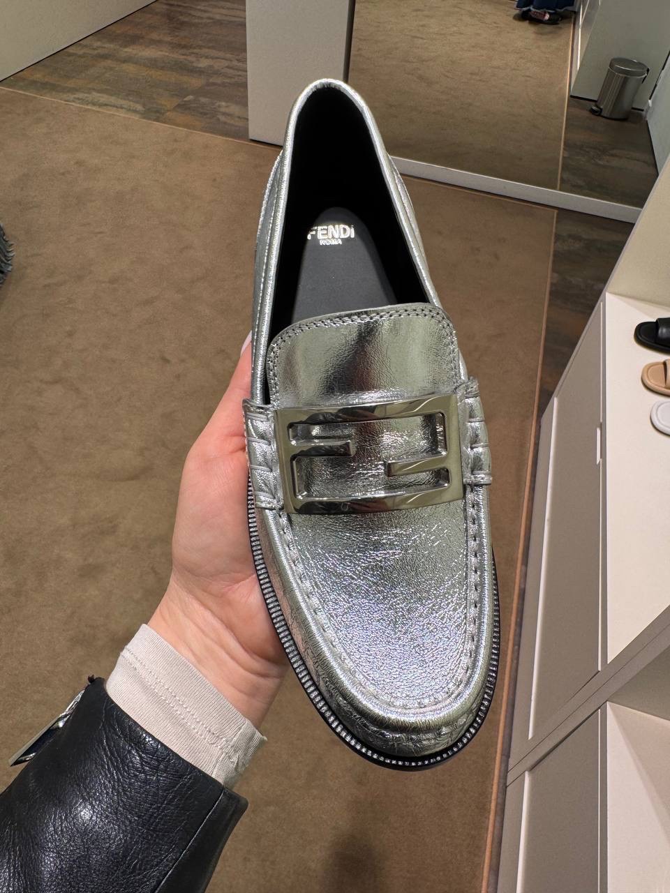 FENDI Loafers side view - Women's luxury Shoes
