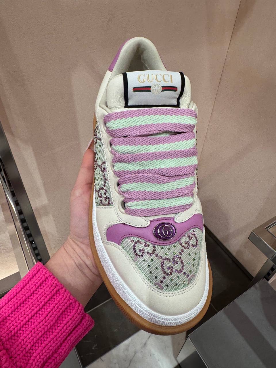 GUCCI Sneakers side view - Women's luxury Shoes