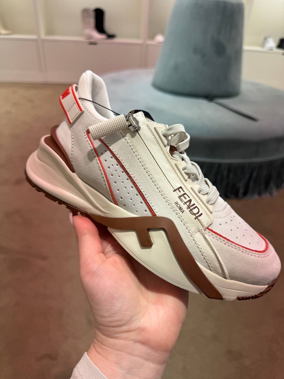 FENDI Sneakers front view - Women's luxury Shoes