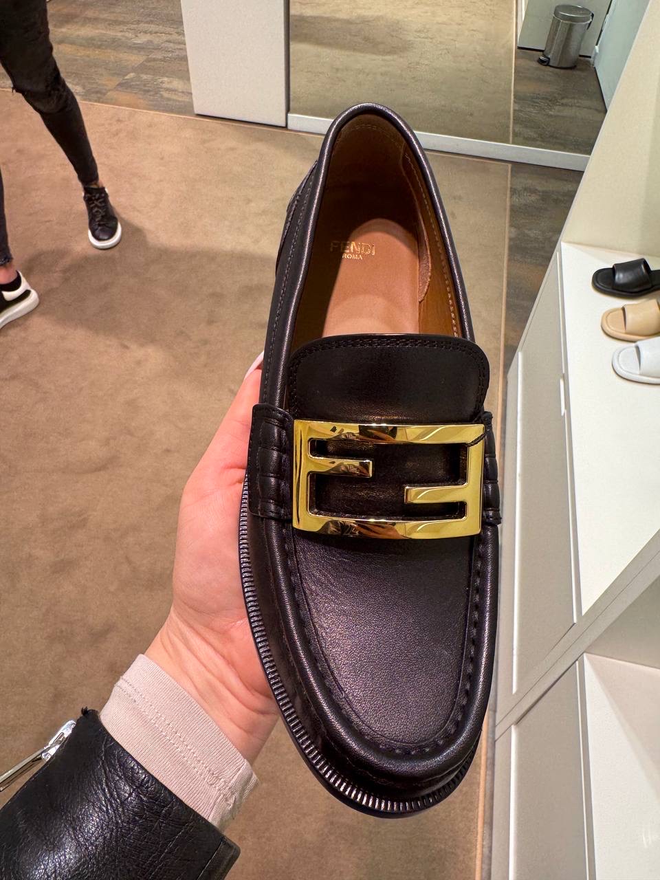 FENDI Loafers side view - Women's luxury Shoes