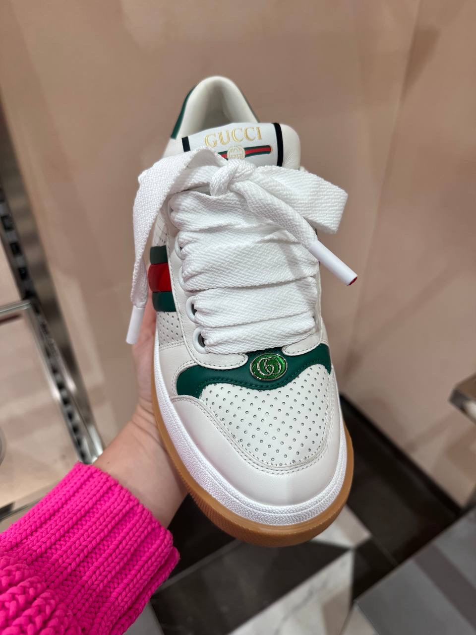 GUCCI Sneakers side view - Women's luxury Shoes