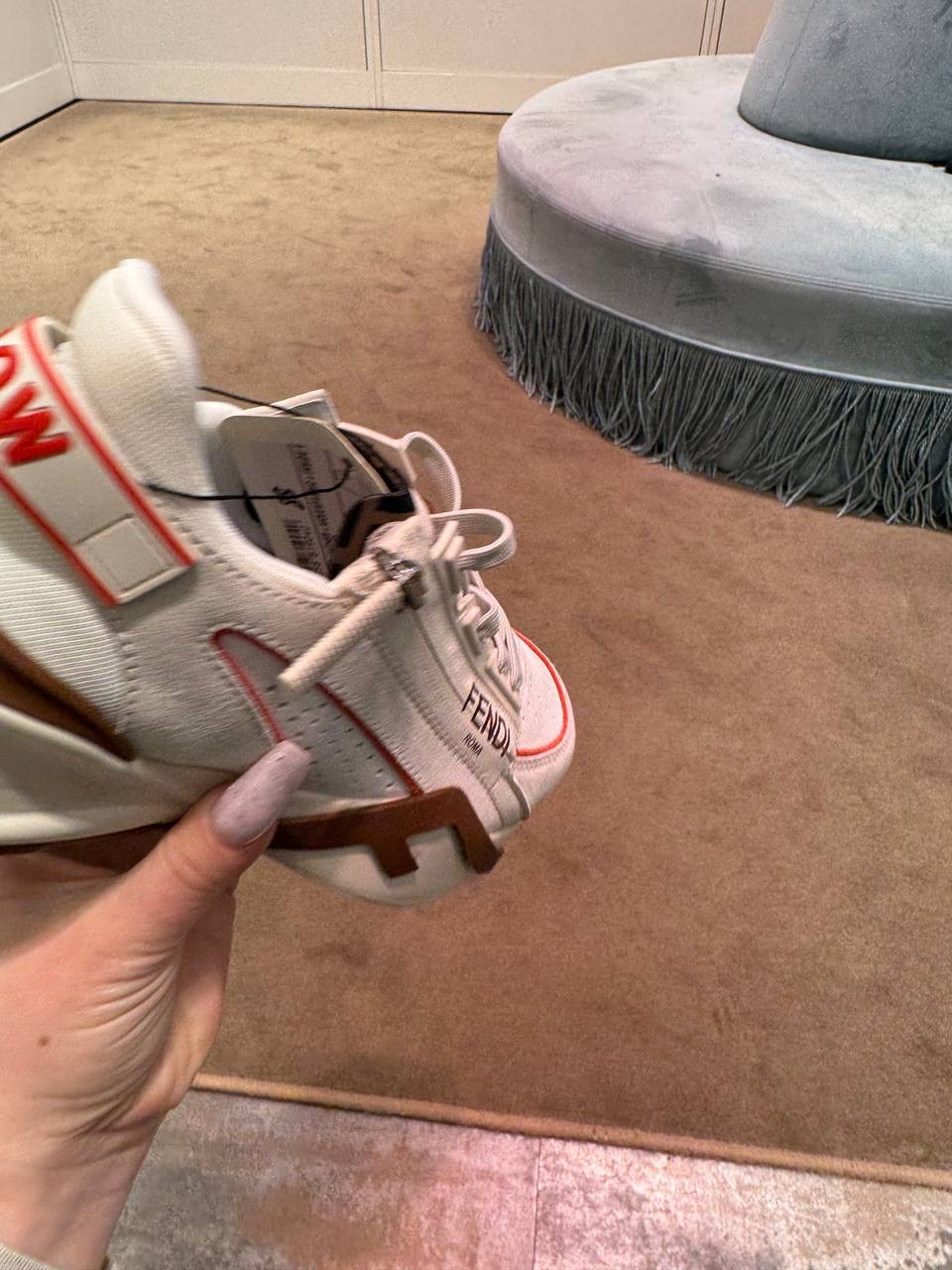 FENDI Sneakers side view - Women's luxury Shoes