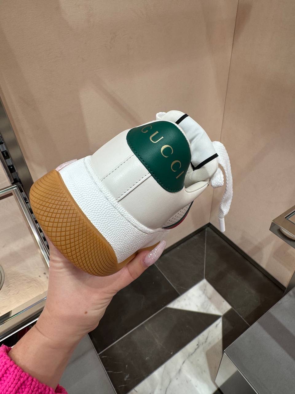 GUCCI Sneakers side view - Women's luxury Shoes
