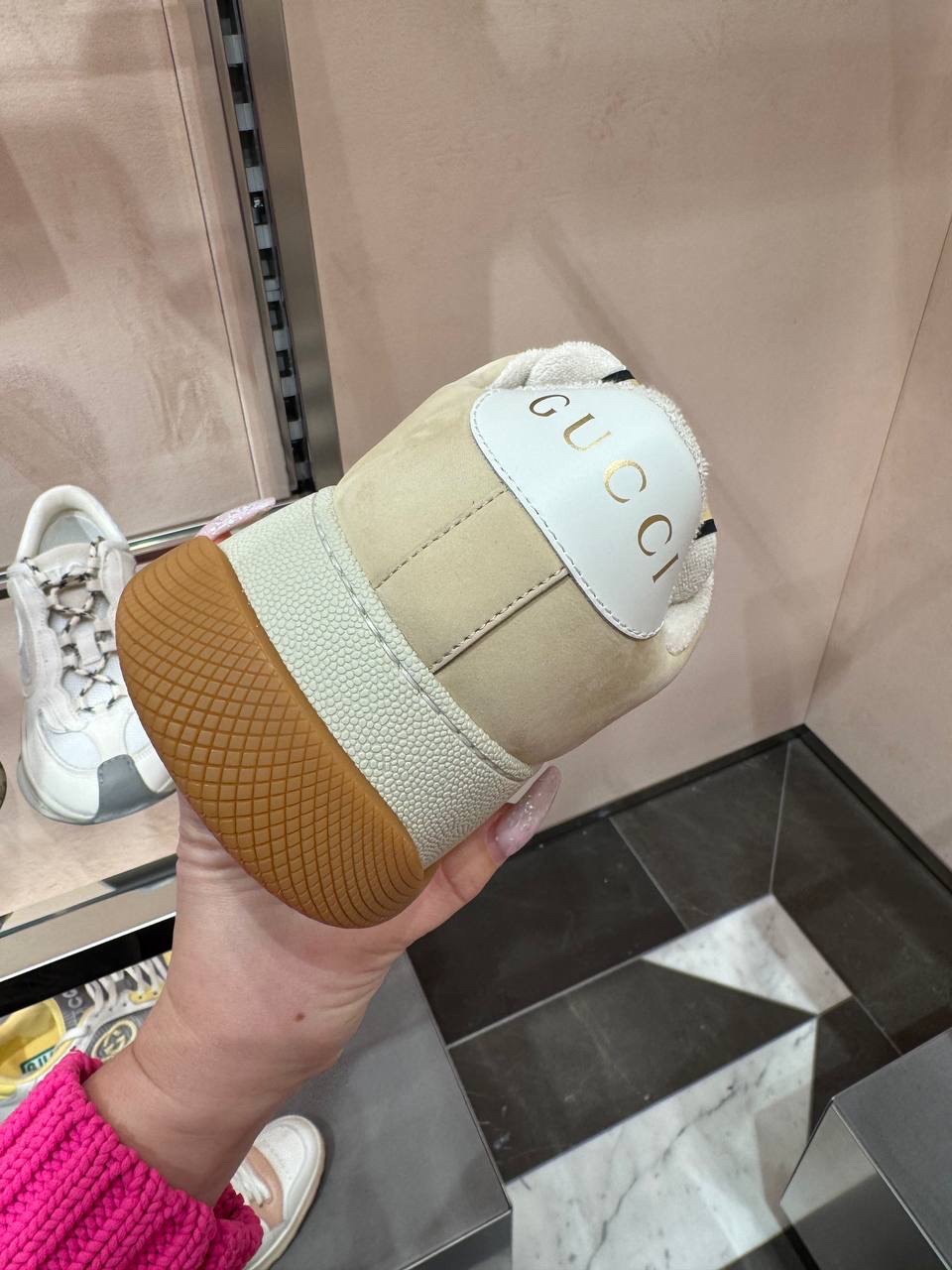 GUCCI Sneakers side view - Women's luxury Shoes