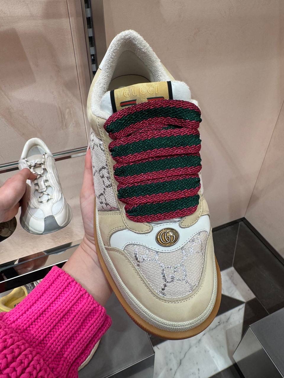 GUCCI Sneakers side view - Women's luxury Shoes