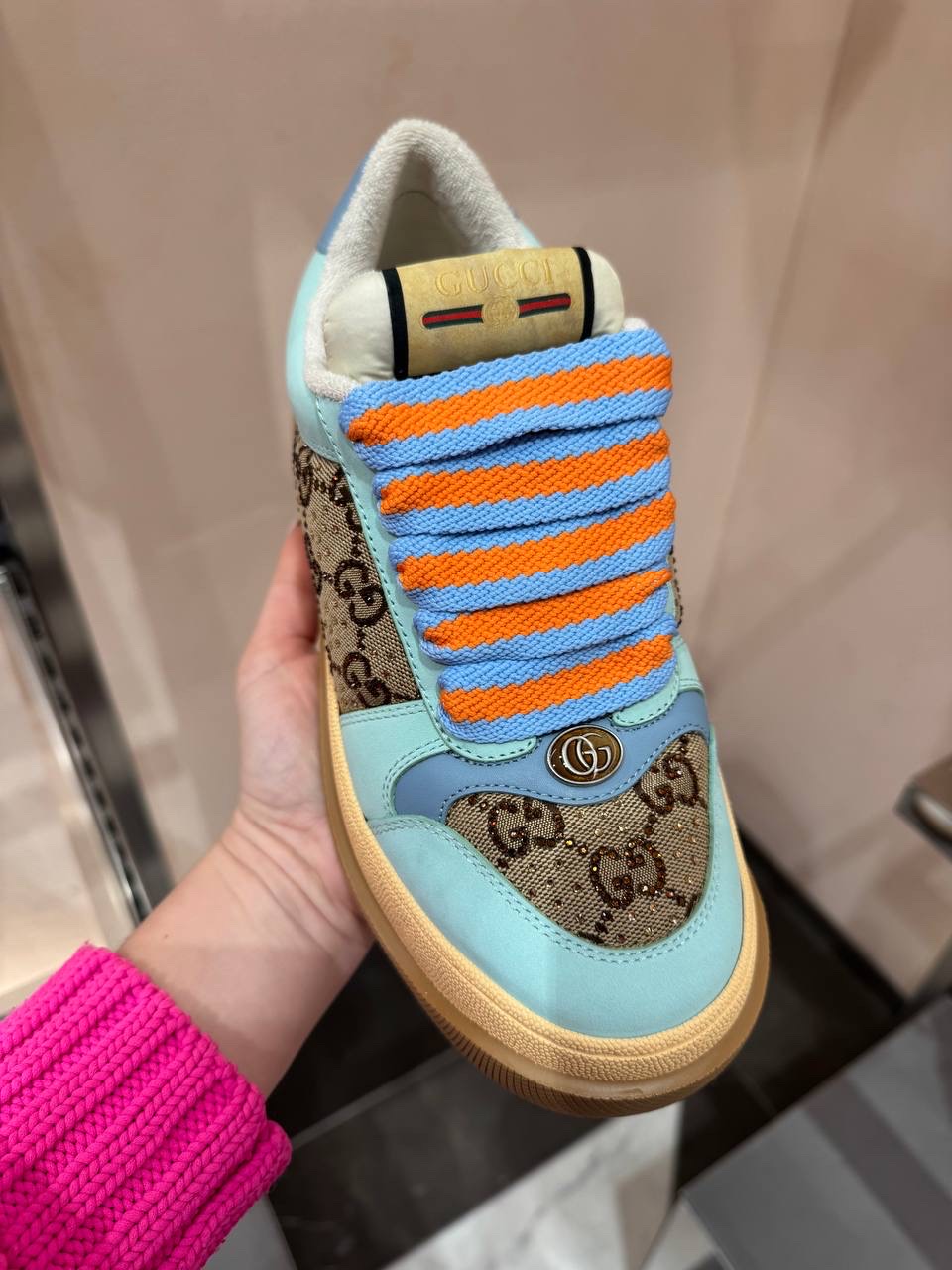 GUCCI Sneakers side view - Women's luxury Shoes