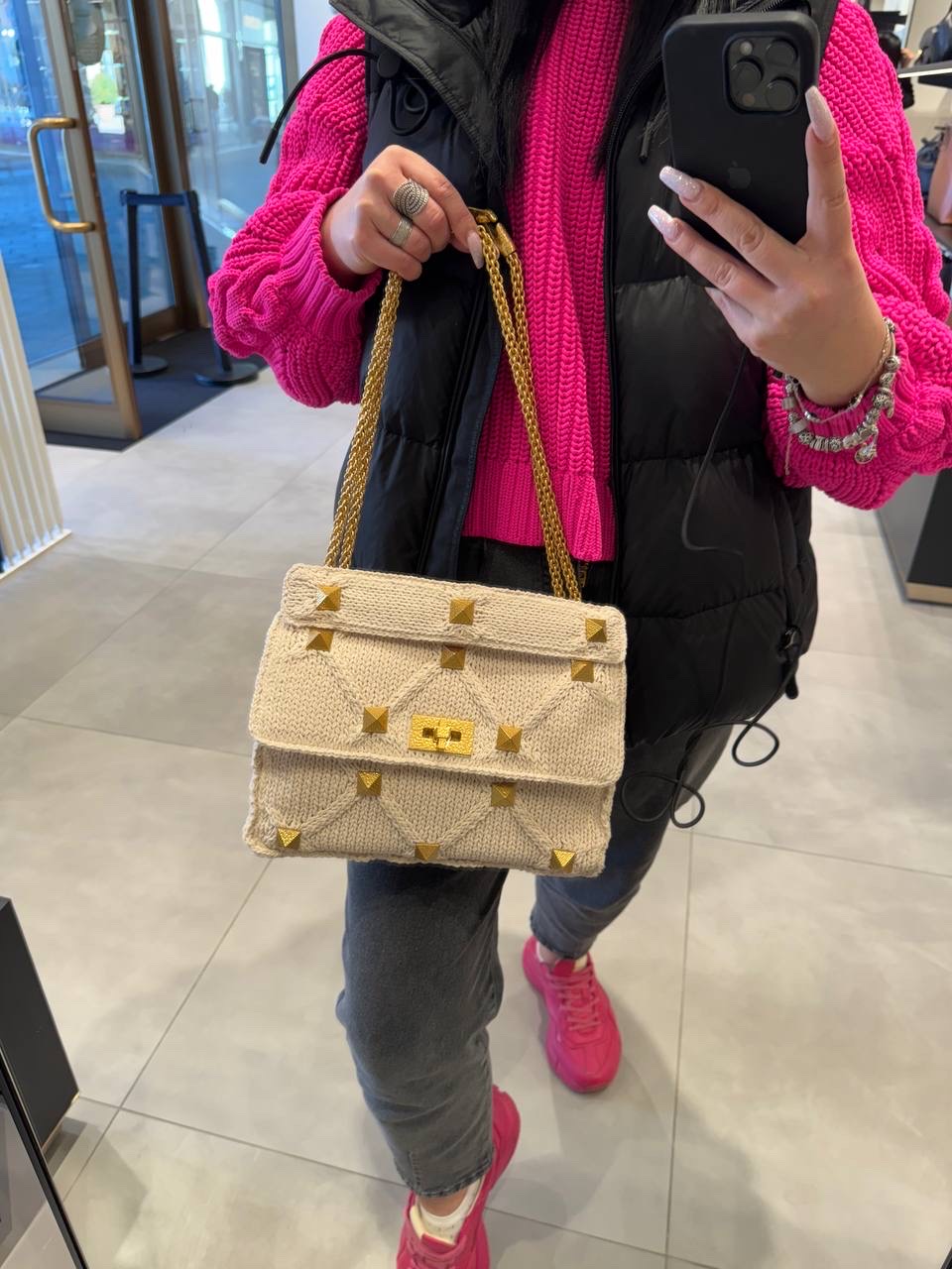 VALENTINO GARAVANI Crossbody bags side view - Women's luxury Bags