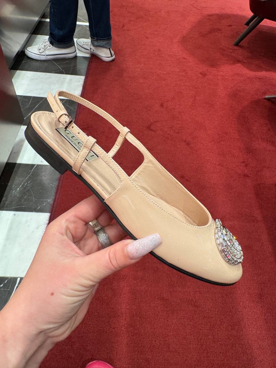 GUCCI Sandals side view - Women's luxury Shoes