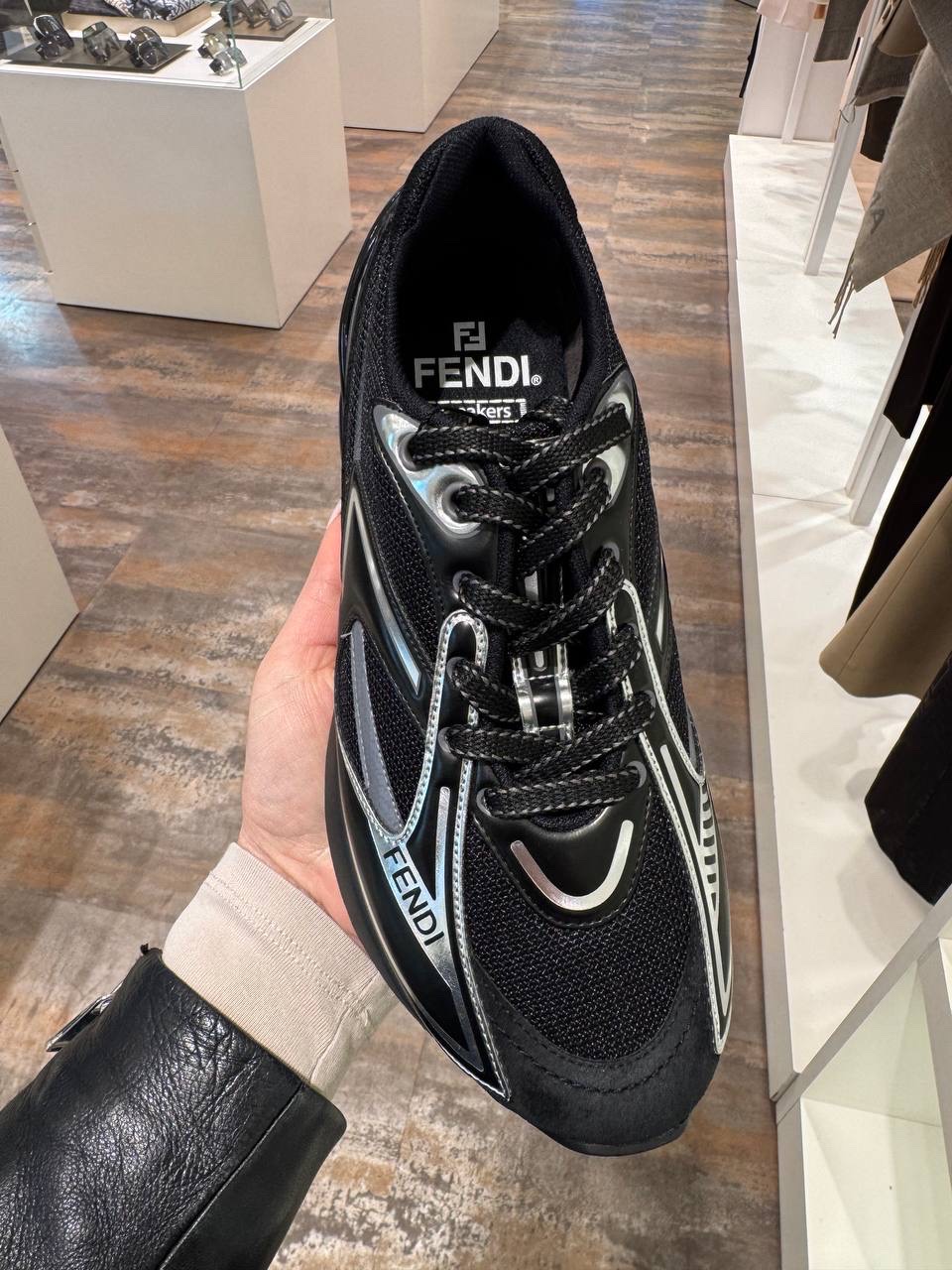 FENDI Sneakers side view - Women's luxury Shoes