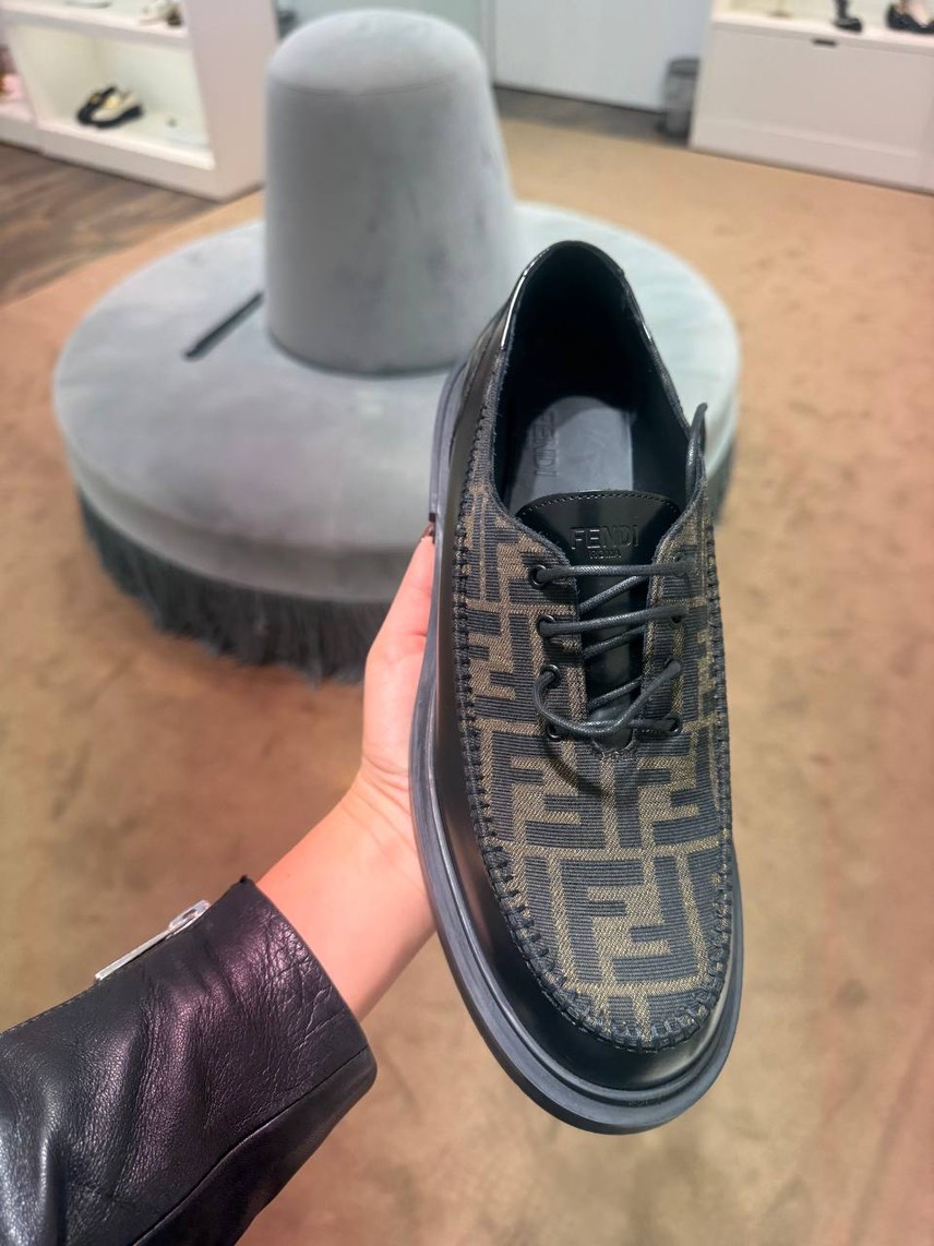 FENDI Lace-up shoes side view - Men's luxury Shoes