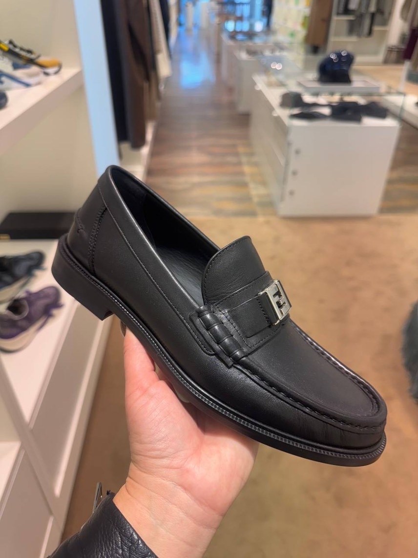 FENDI Moccasins front view - Men's luxury Shoes