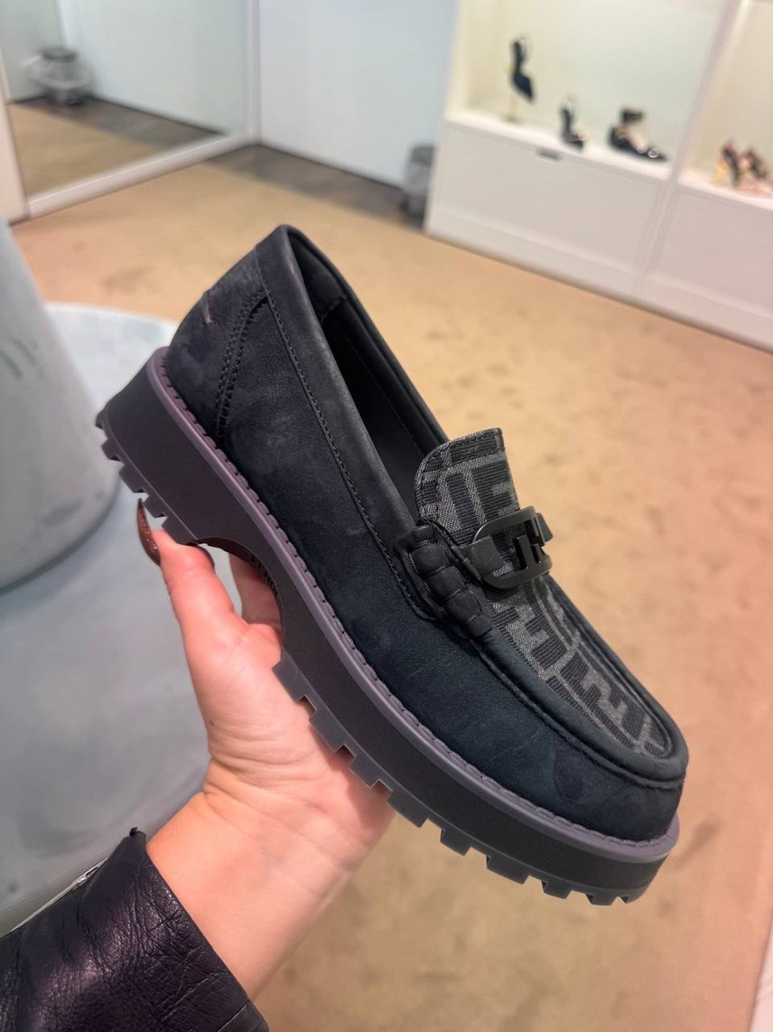 FENDI Loafers side view - Men's luxury Shoes