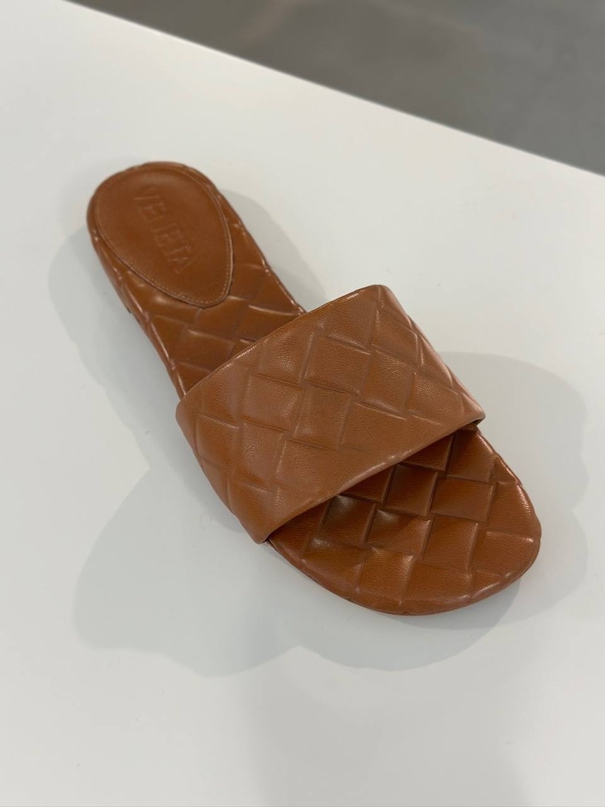 BOTTEGA VENETA Slides front view - Women's luxury Shoes