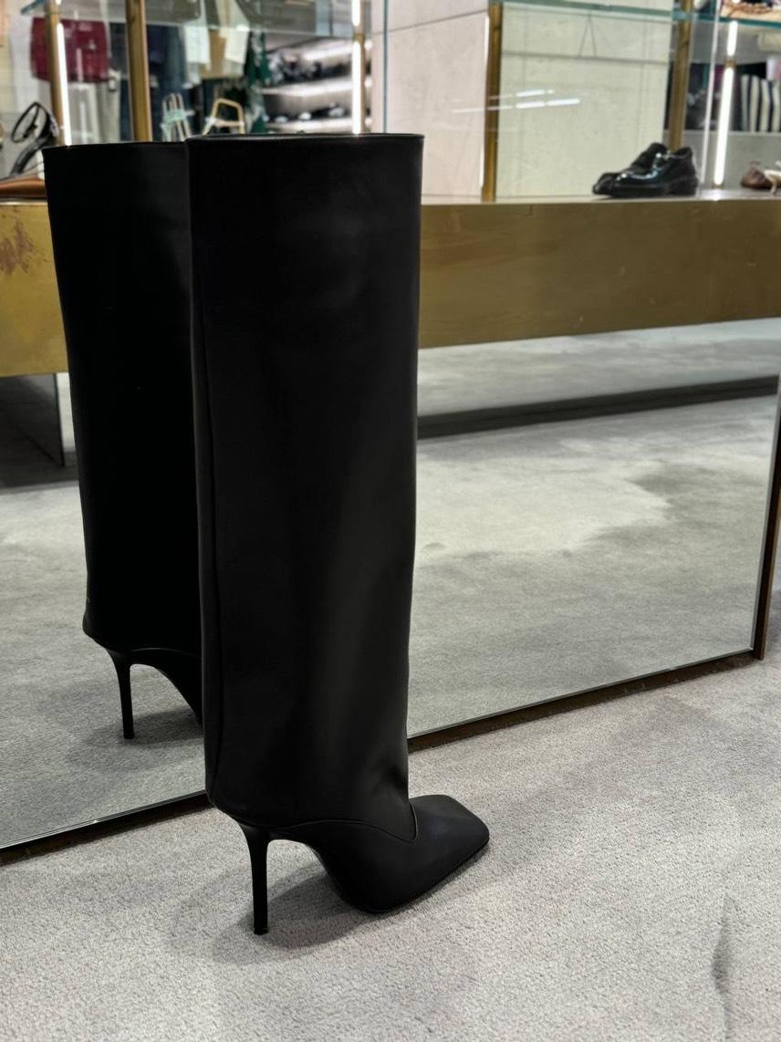 ATTICO Boots side view - Women's luxury Shoes
