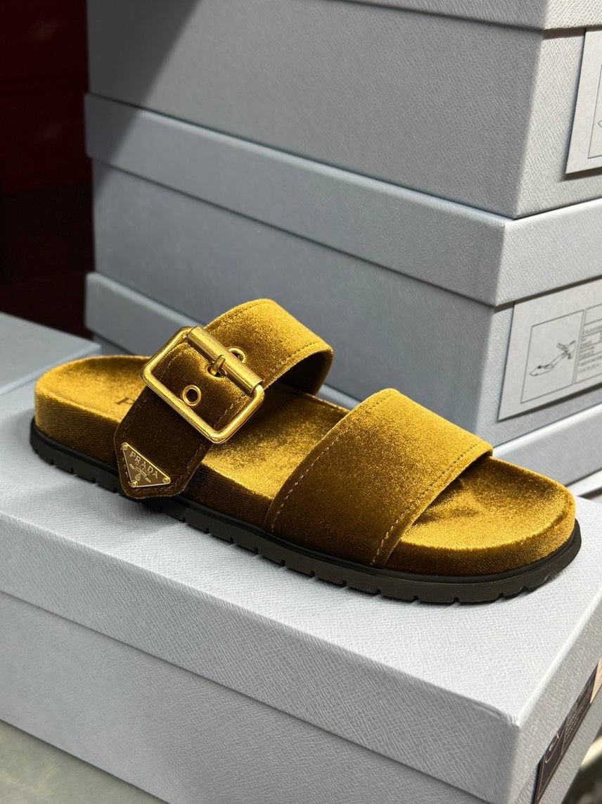 PRADA Slides front view - Women's luxury Shoes