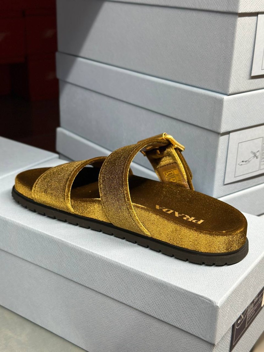 PRADA Slides side view - Women's luxury Shoes